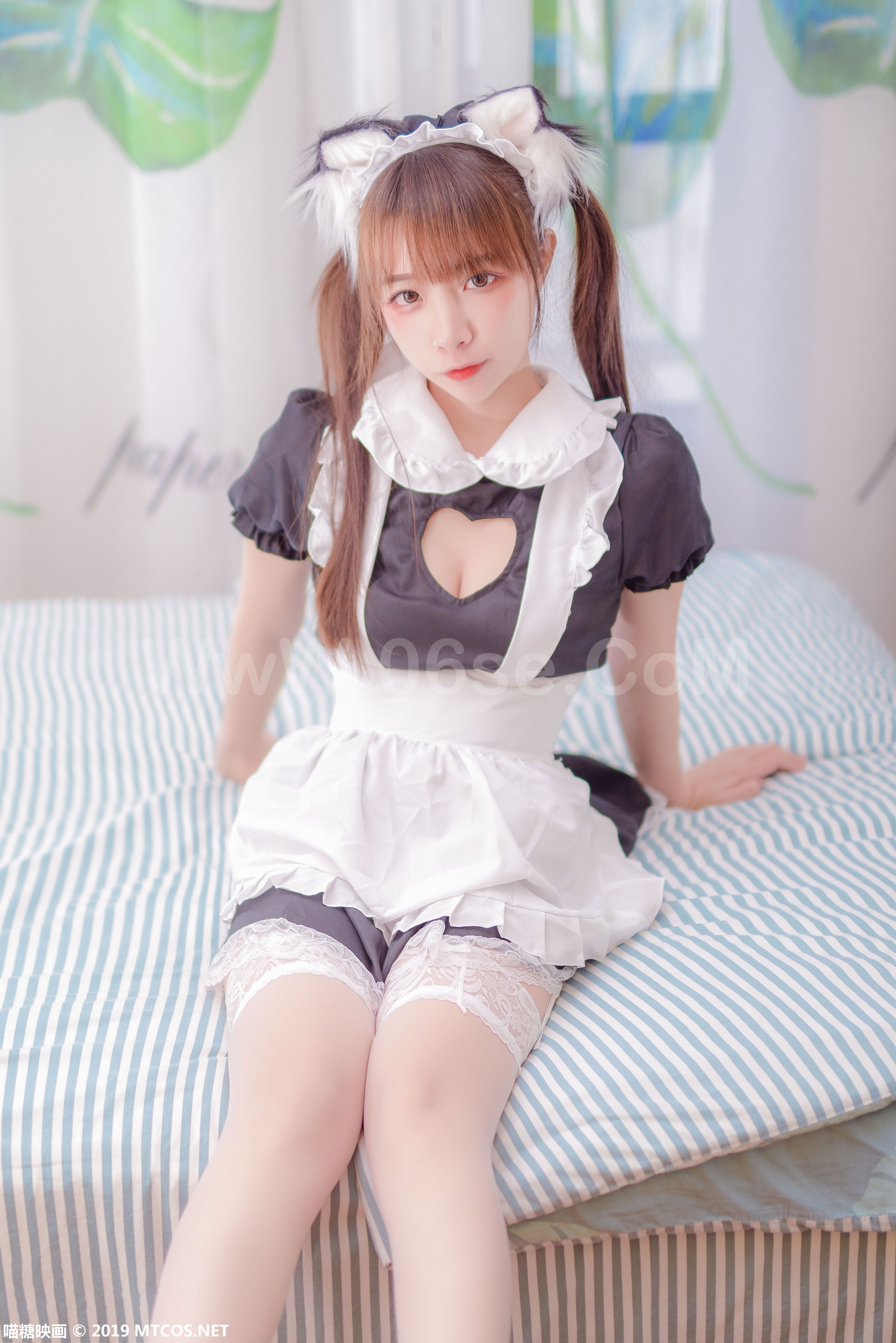 图片[25]-[MTCos] 喵糖映画 Vol.049 二佐Nisa 猫耳女仆-六色网