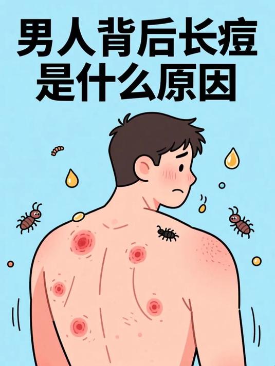 男人背后长痘是什么原因 #健康扬帆季#