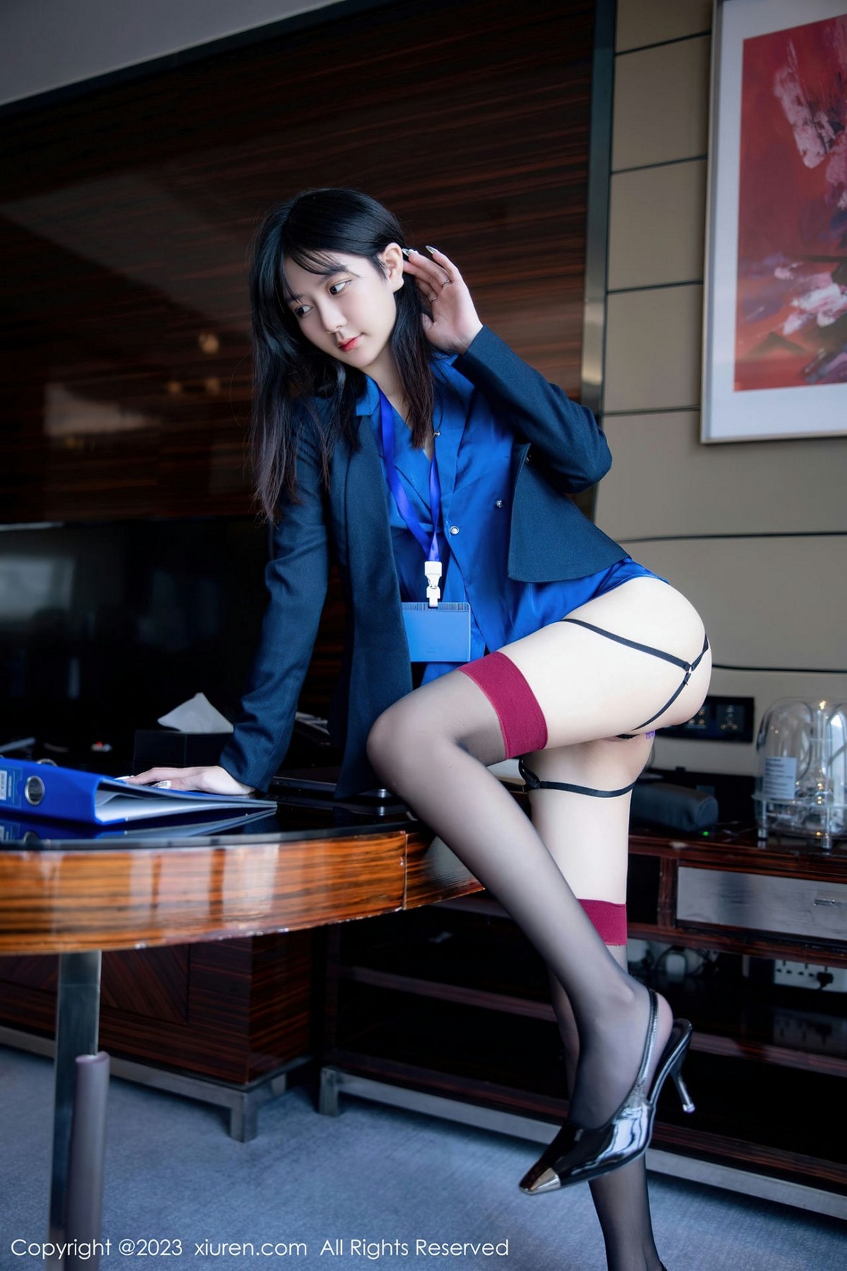 图片[34]-【XiuRen秀人網】2023.03.13 Vol.6407 謝小蒽【91P】-六色网