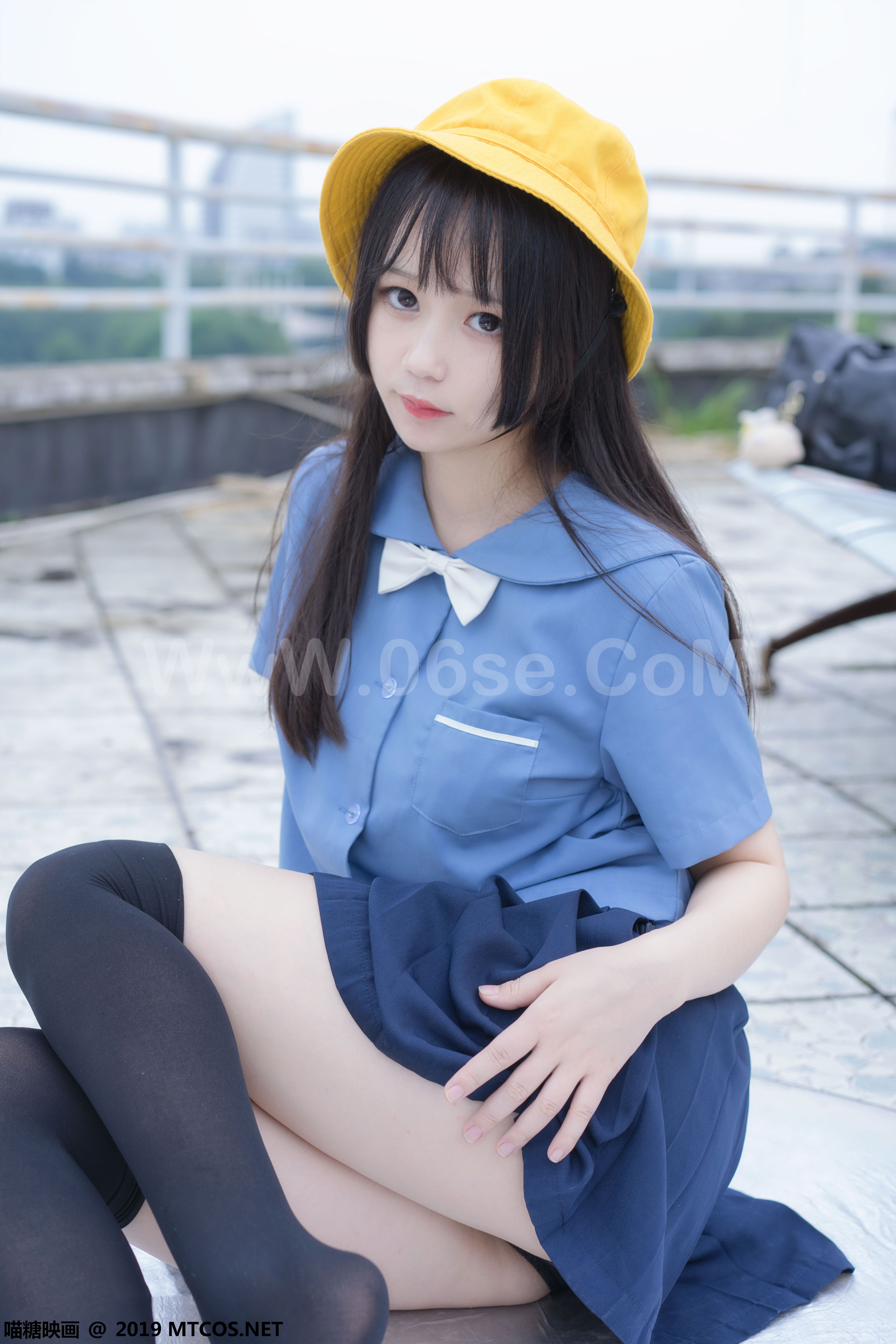图片[31]-[MTCos] 喵糖映画 Vol.070 半度度度喵 小黄帽女孩-六色网