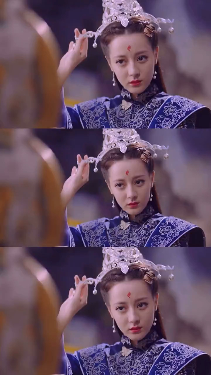 中华文化博大精深就算是黑色婚服也是雍容华贵迪丽热巴