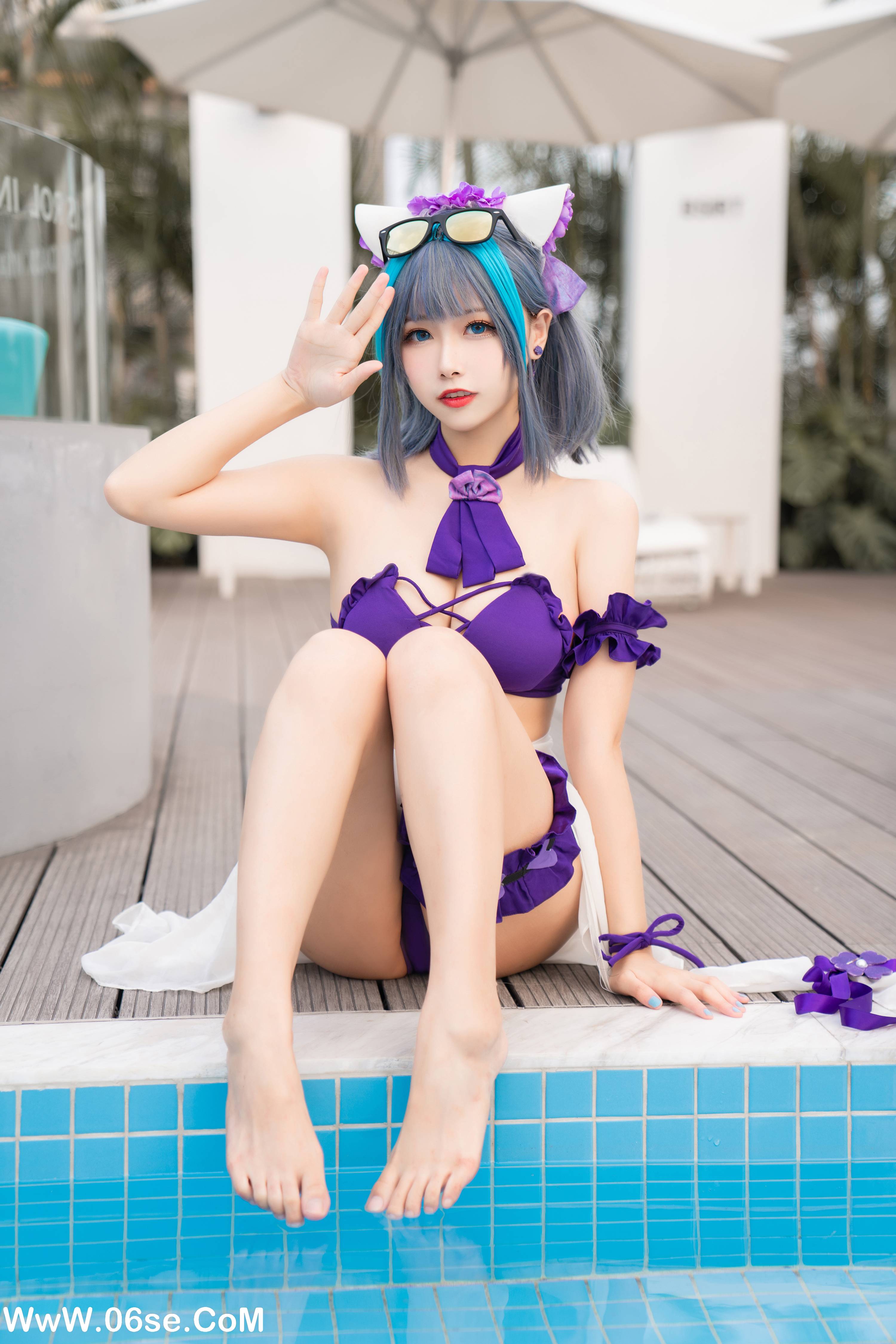 图片[19]-Momoko葵葵 NO.018 – 柴郡水着[40P+1V313M]-六色网