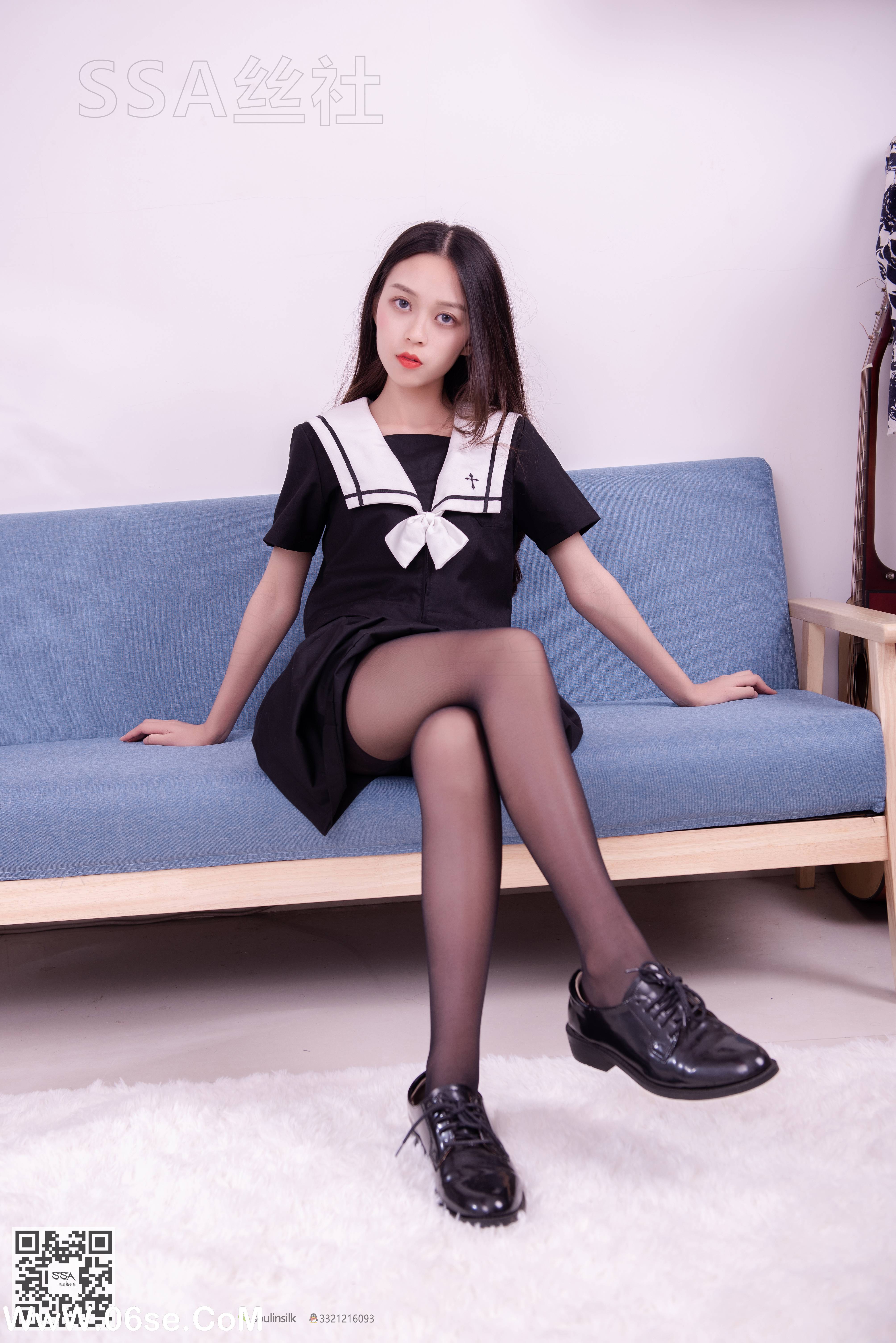 图片[26]-[SSA丝社] NO.123 西西 JK制服黑丝[172P1.63G]-六色网
