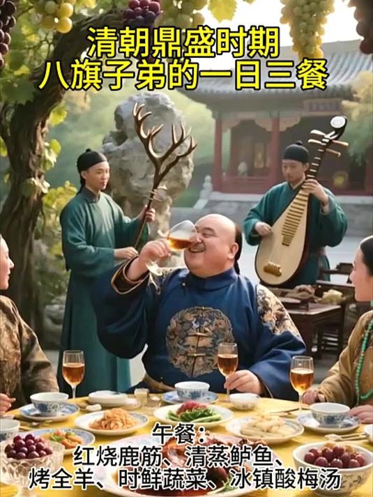 清朝鼎盛时期八旗子弟的一日三餐