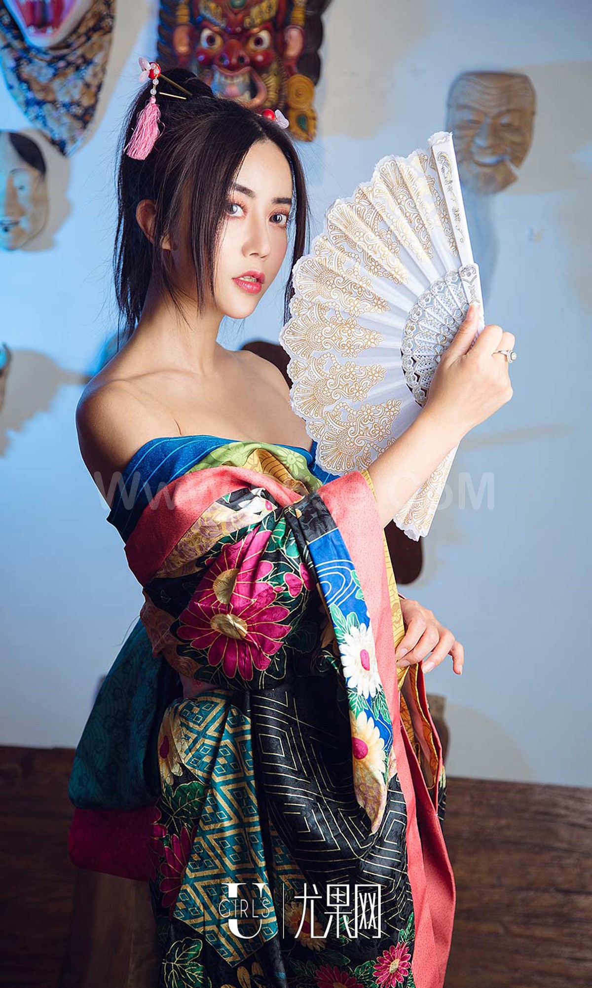 图片[8]-[Ugirls爱尤物] No.1321  Xuan Chen (萱宸) & Jin Zi Lin (金梓林) & 兔子-六色网