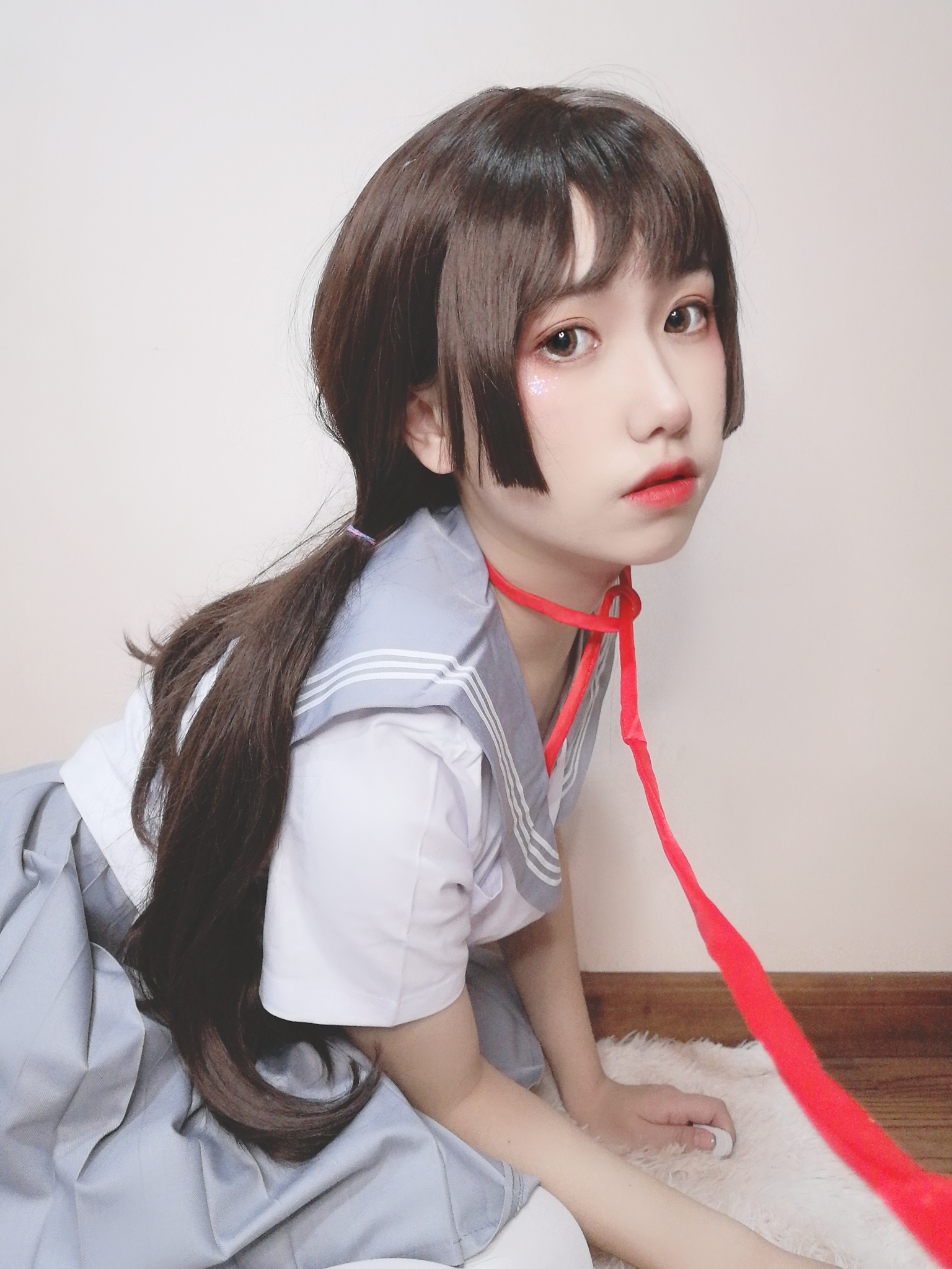 图片[33]-芋圆侑子SJ_ NO.014 – 白丝jk[77P+9V133M]-六色网