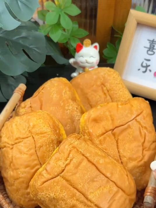 小时候最喜欢吃的老式三明治面包!外皮酥香,内里麦香十足