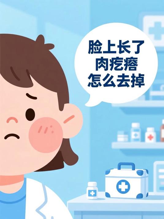 脸上长了肉疙瘩怎么去掉