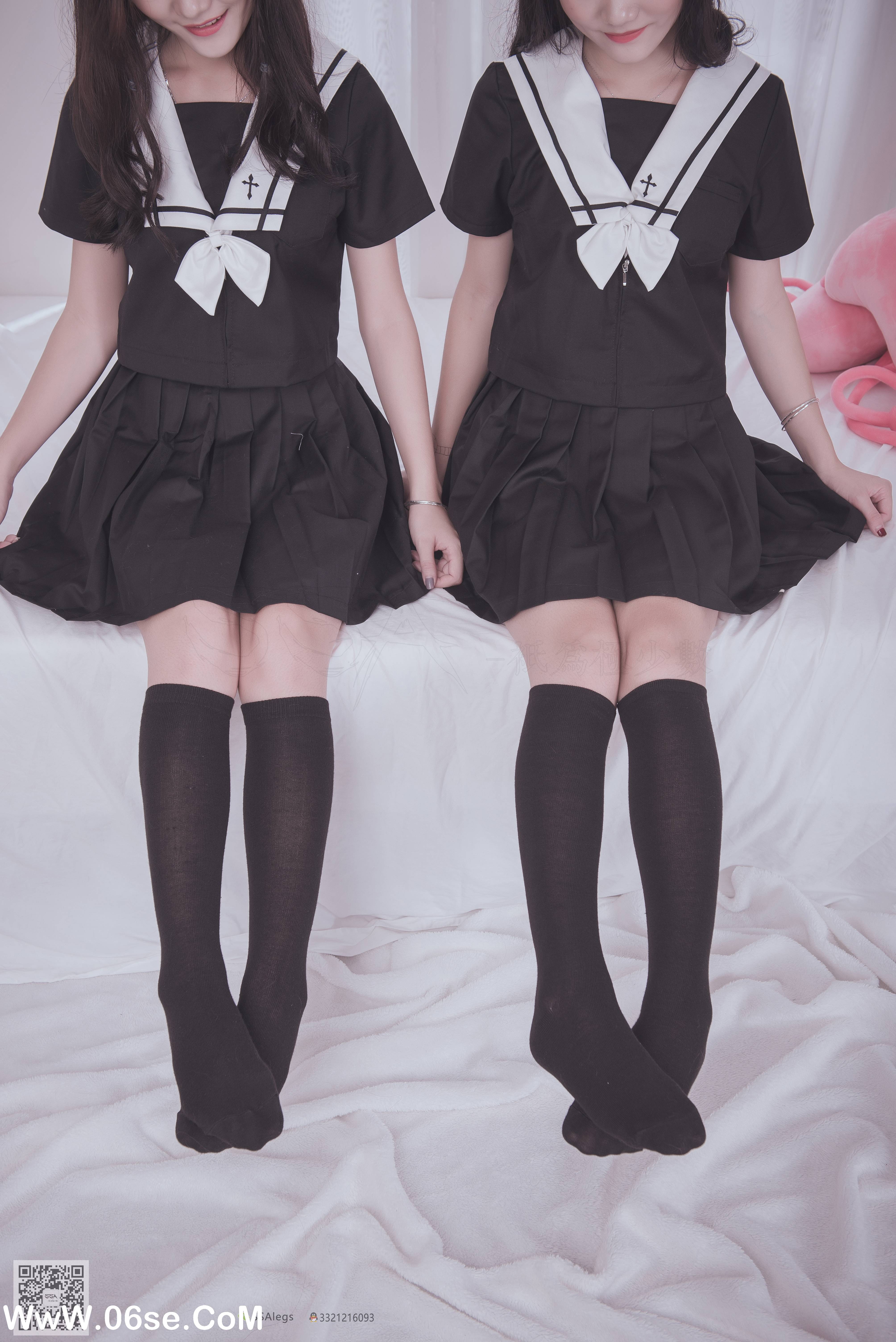 图片[72]-[SSA丝社] NO.028 青青姐妹 姐妹花的JK情[85P928M]-六色网