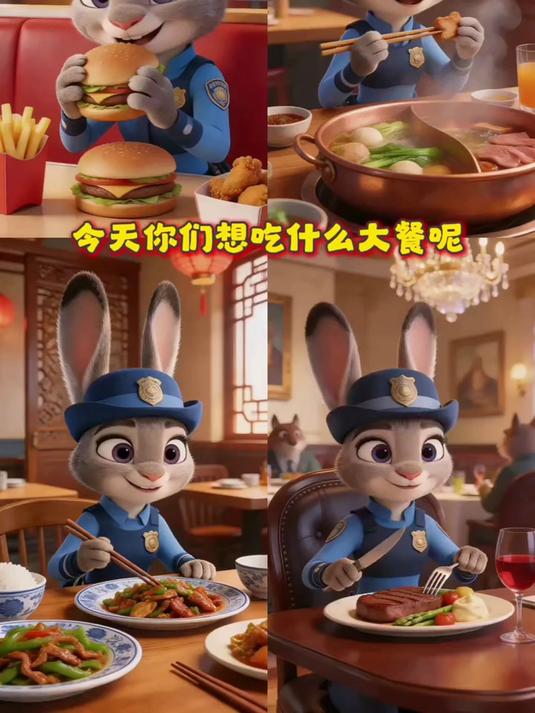 #汉堡炸鸡 #火锅 #动画片每天更新 #创作者中心 #创作灵感