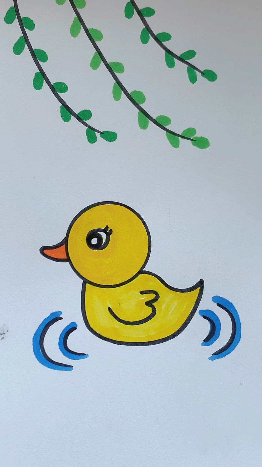 一起画小鸭子