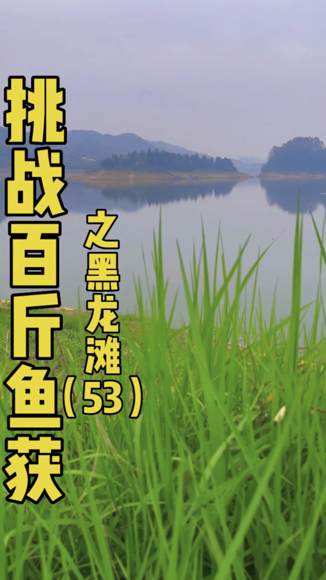 挑战百斤鱼获,第53天徒手钓太阳鱼,成都钓鱼圈大佬来访,看他们对黑龙滩鱼情怎么评价