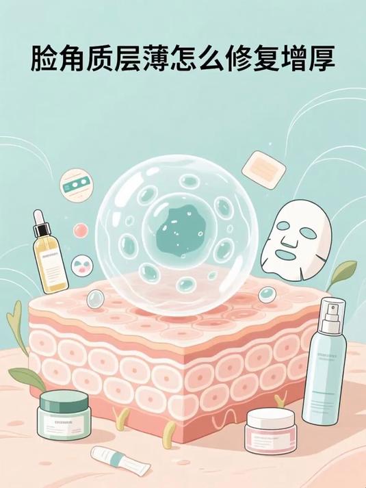 #马上健康过大年#脸角质层薄怎么修复增厚