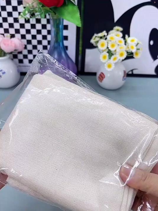 纯棉纱布蒸笼布，蒸包子饺子包豆腐过滤豆浆渣滓，还可以当盖帘，遮盖剩菜馒头#厨房必备好物#