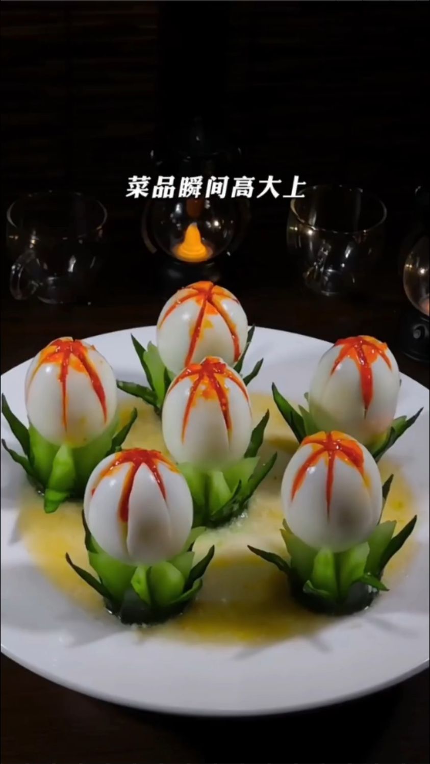 鸡蛋花这样做