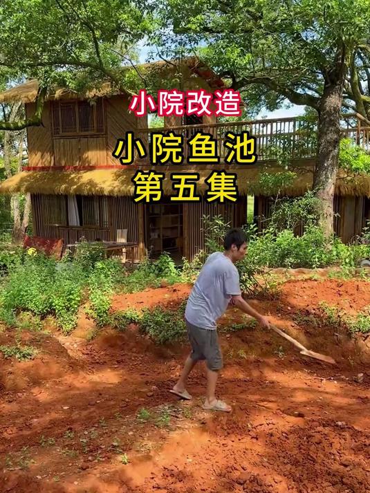 小院改造第五集!在院子挖大鱼池,谁不想在农村拥有漂亮庭院?