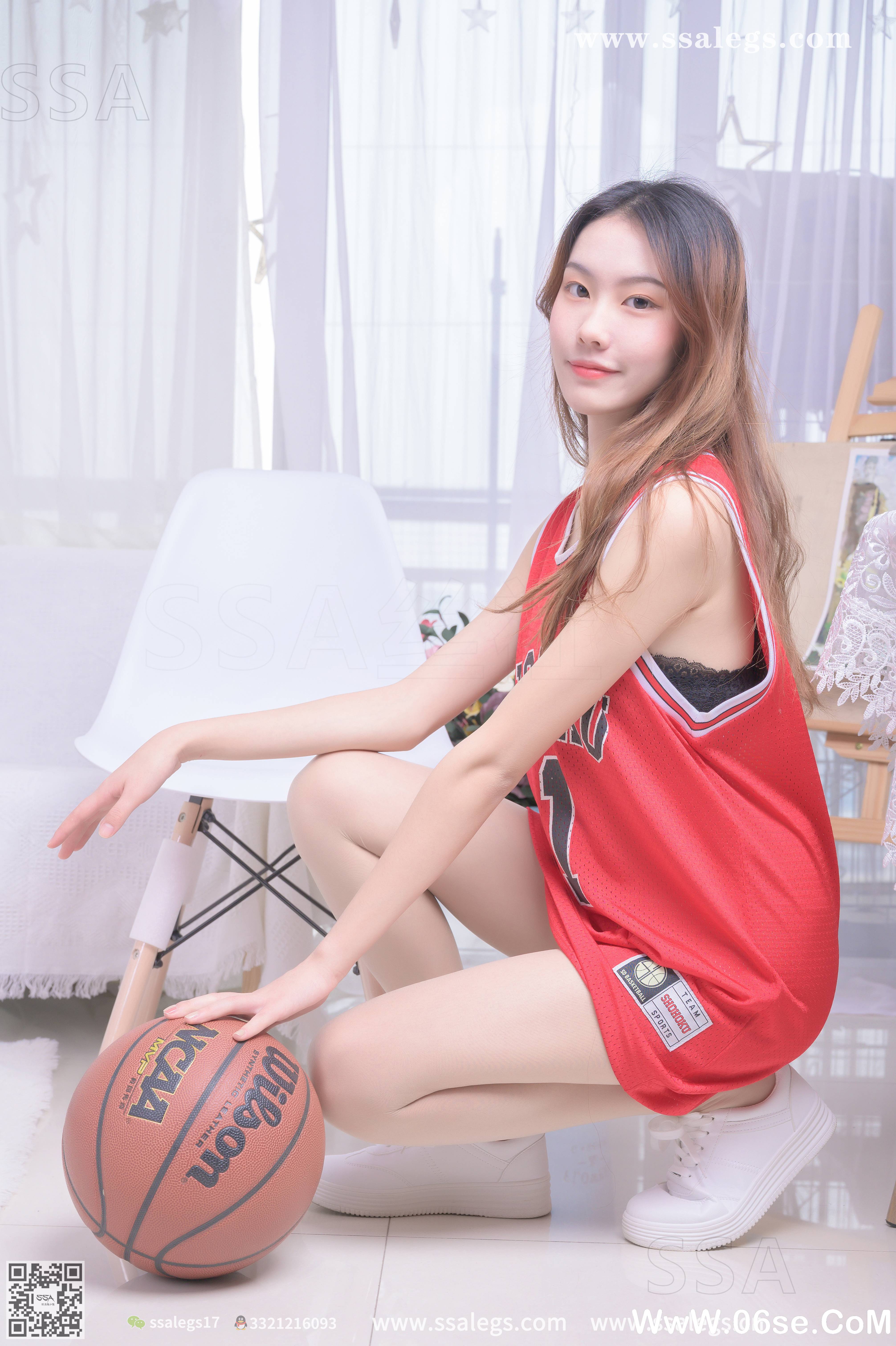 图片[71]-[SSA丝社] NO.324 素素小姐姐放假在家陪你玩篮球(上)[128P1.41G]-六色网