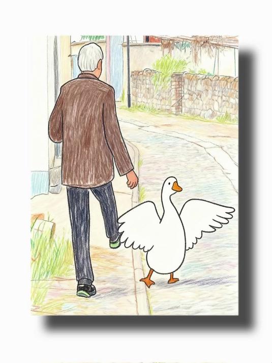 大鹅简直就是村霸