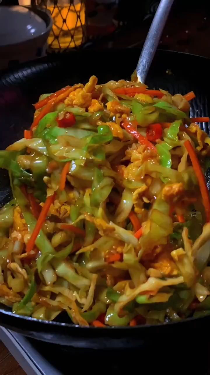 怎么炒包菜好吃