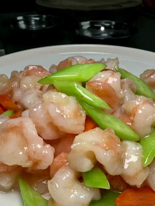 清炒虾仁在家做千万别焯水一定要这么操作