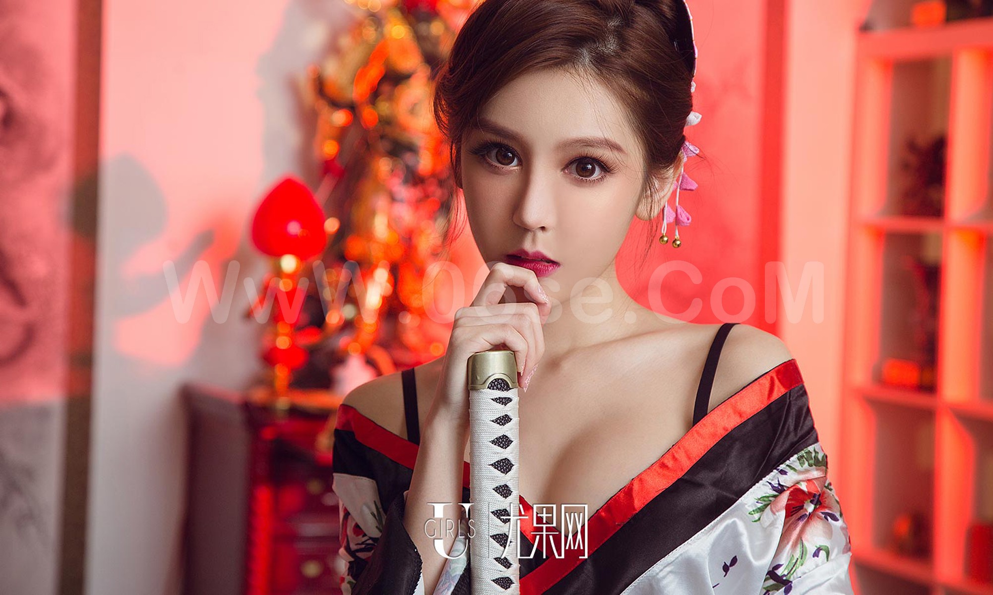 图片[32]-[Ugirls爱尤物] No.1321  Xuan Chen (萱宸) & Jin Zi Lin (金梓林) & 兔子-六色网