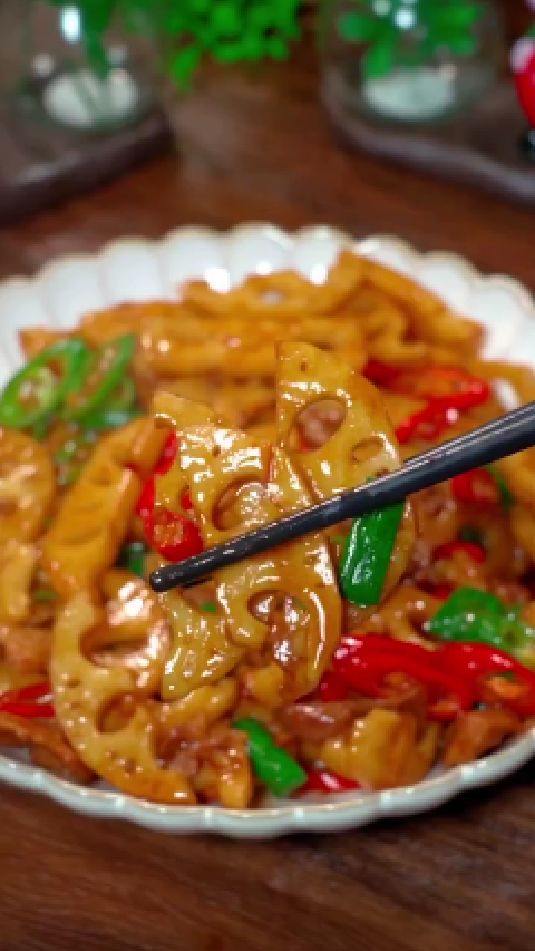肉炒藕片的做法
