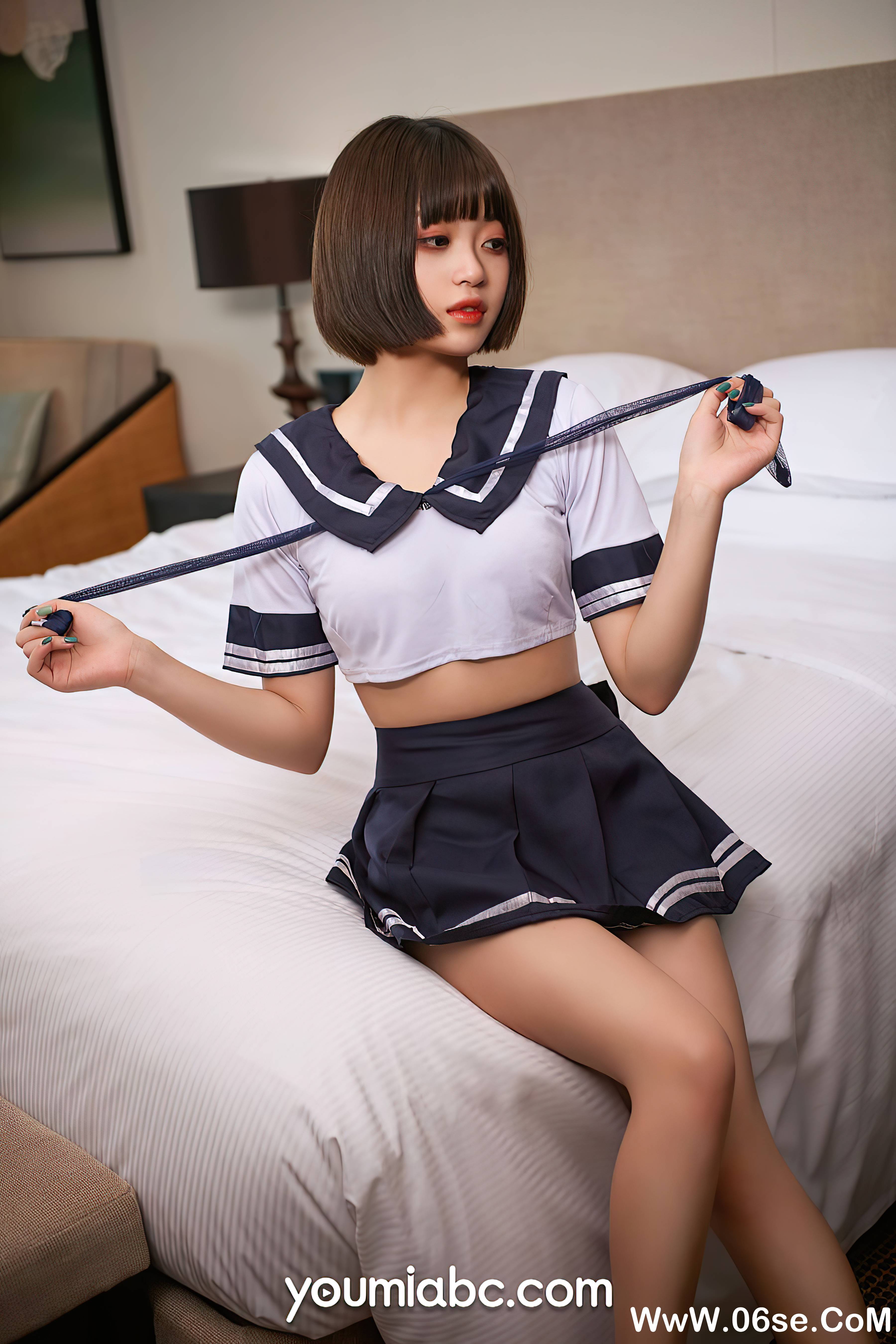 图片[17]-[YouMi尤蜜] 2021.08.06 放学后的特别授业 萌萌[33+1P627M]-六色网