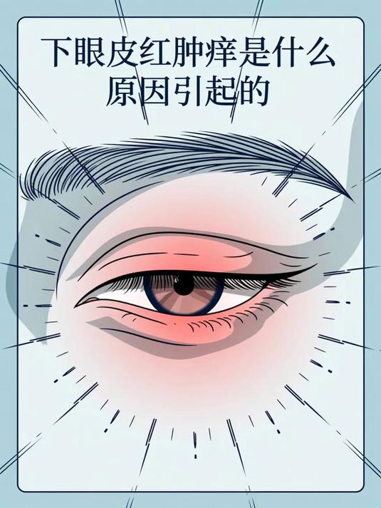 下眼皮红肿痒是什么原因引起的
