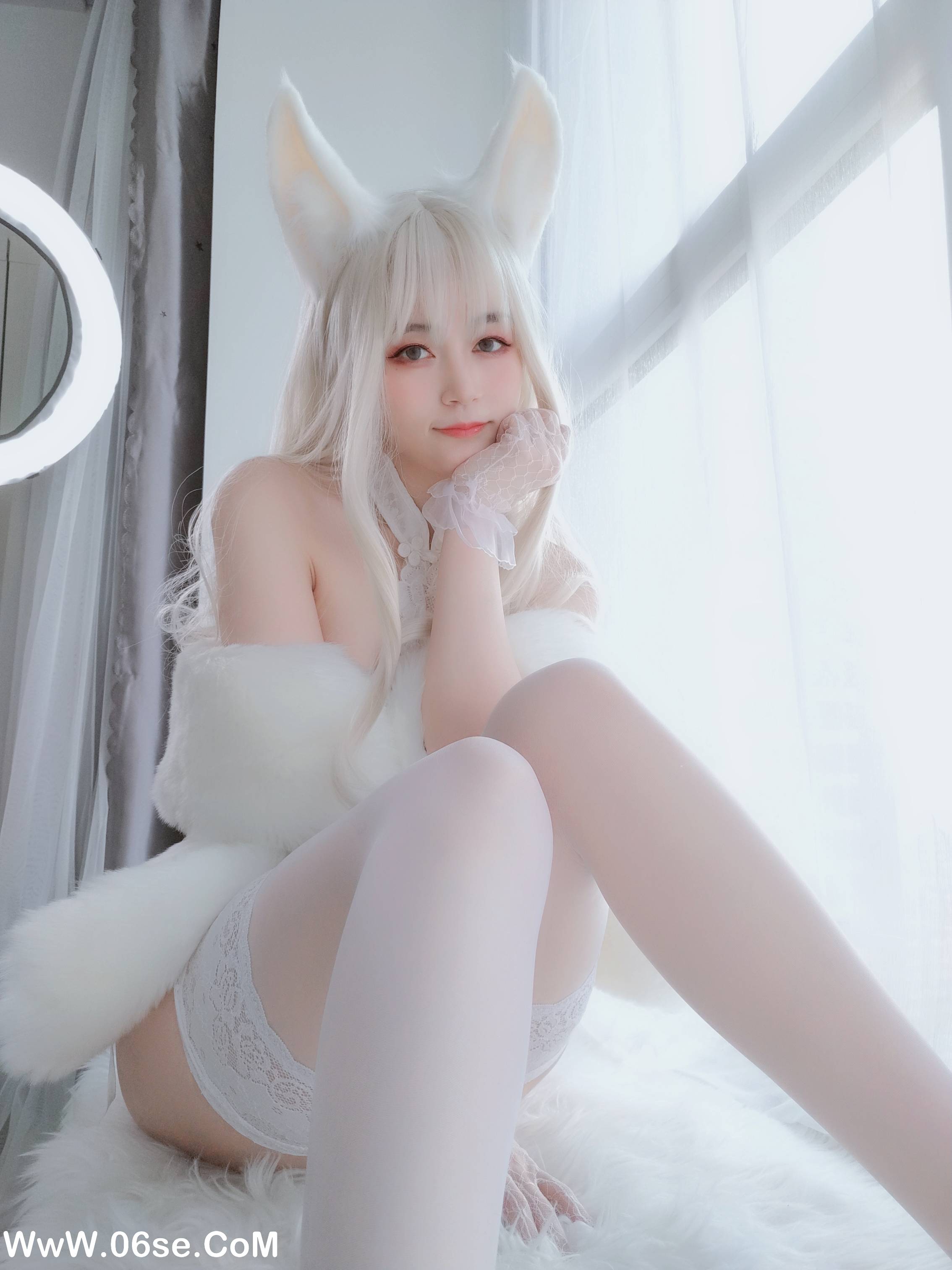 图片[27]-Coser小姐姐白银 NO.054 – 白兔[101P+6V683M]-六色网