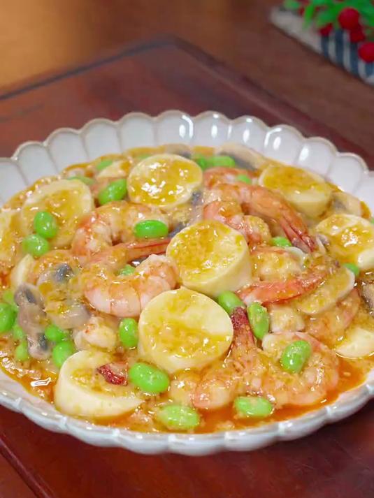 聪明的妈妈每周都会做好几次这个虾仁烩豆腐