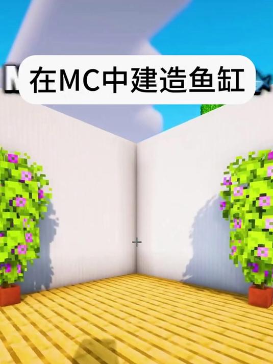 在我的世界里搭建鱼缸