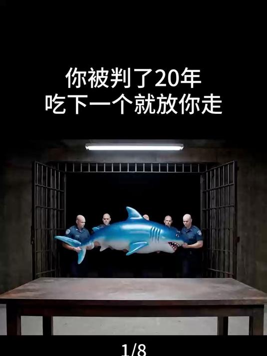 你被判了20年,吃一个就放你走