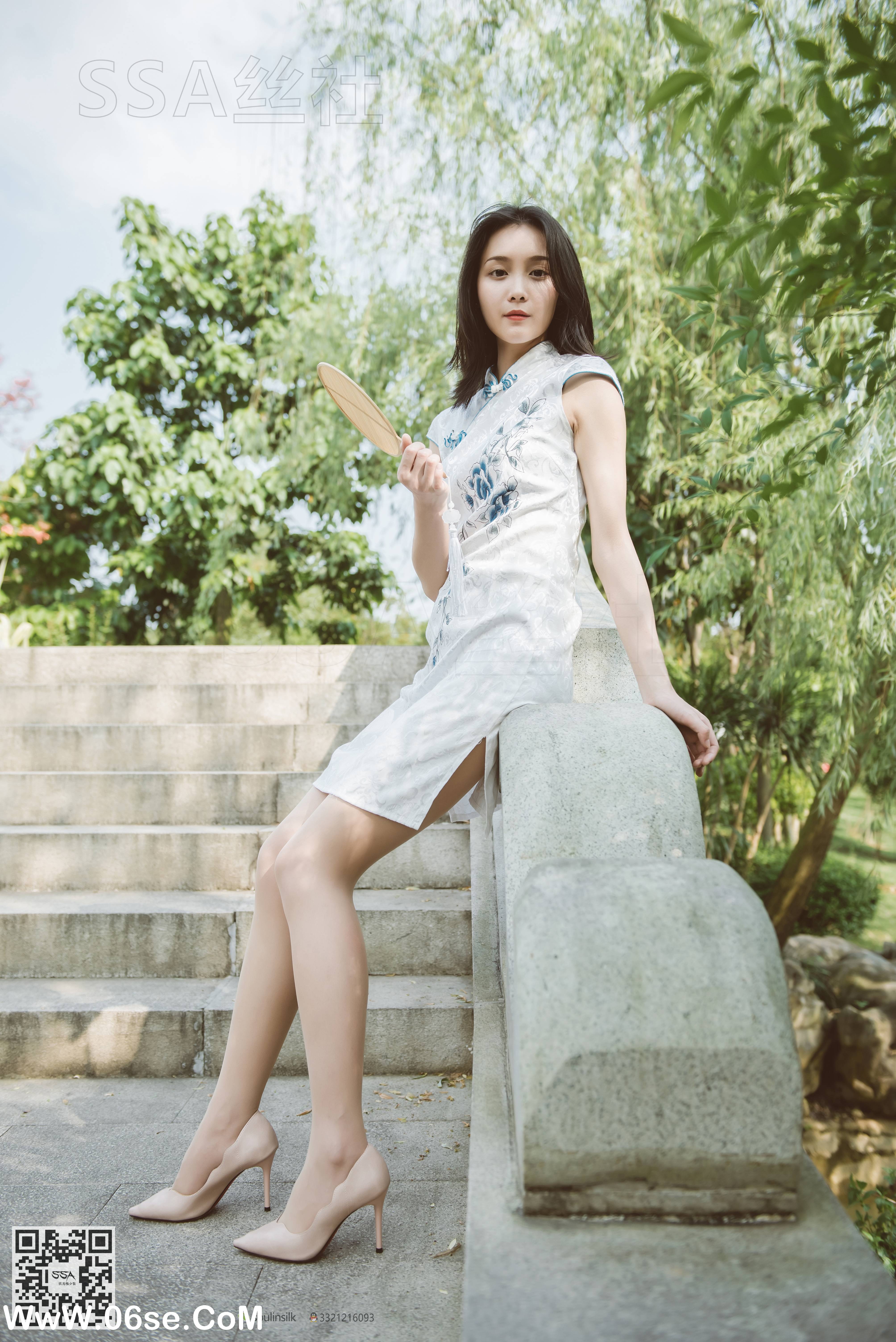 图片[86]-[SSA丝社] NO.111 君君 腿模君君的旗袍秀[163P1.56G]-六色网