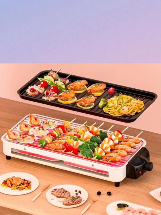 AUX奥克斯多功能烧烤炉家用无烟电烤炉烤肉盘烧烤锅