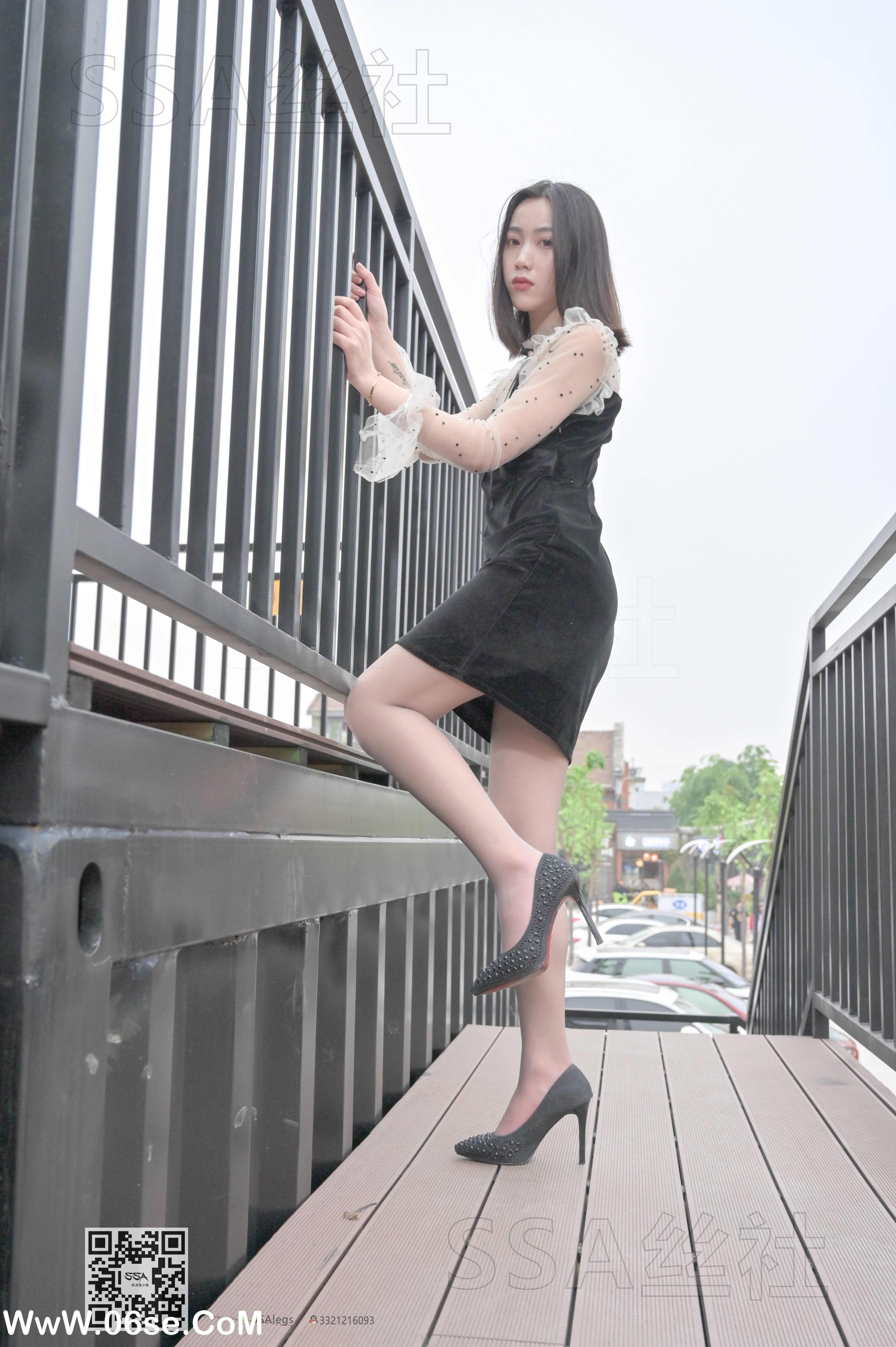图片[19]-[SSA丝社] NO.096 大大 街拍腿模大大灰丝[145P1.69G]-六色网