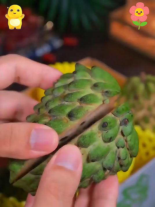 释迦果肉蜜甜可口非常好吃甜过初恋H