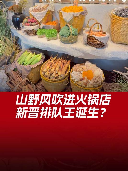 火遍江浙沪!火锅界刮起“山野风”,新晋排队王是怎么诞生的?