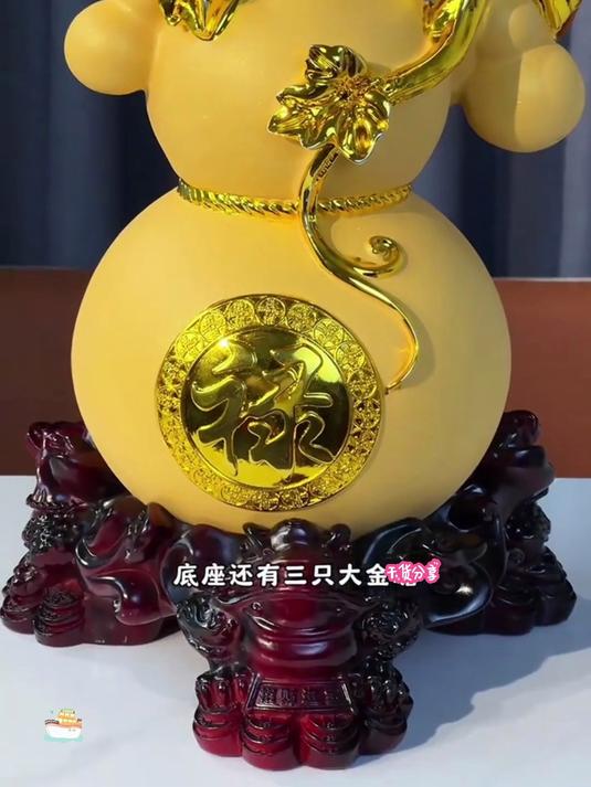 客厅摆它超吸睛!看似贵价好物,葫芦“福禄”送礼超有面