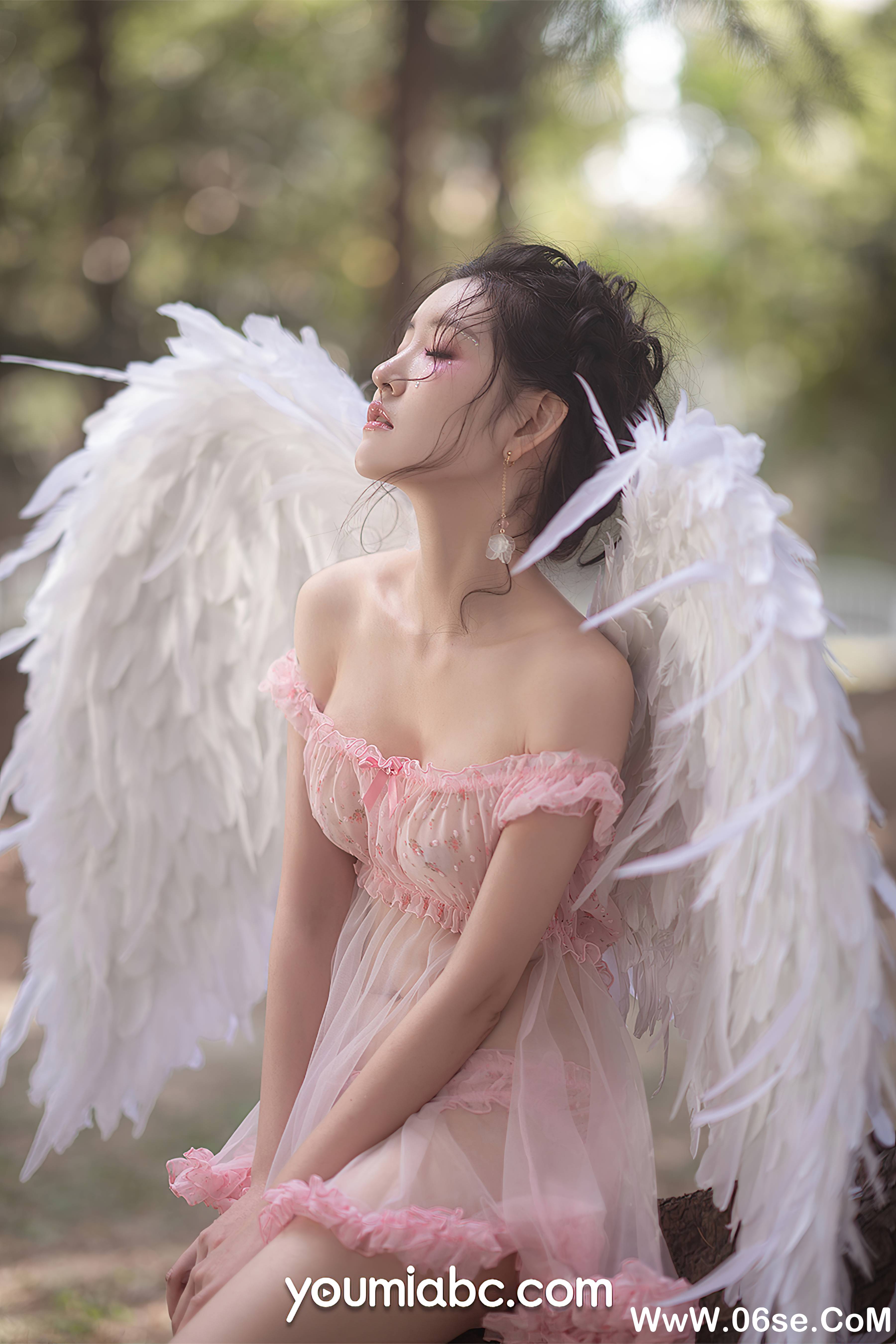 图片[2]-[YouMi尤蜜] 2021.04.14 粉天使 沈梦瑶[39+1P669M]-六色网