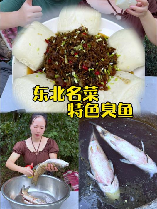 今天复刻一道，在东北朋友家吃过的，东北传统美食臭鱼