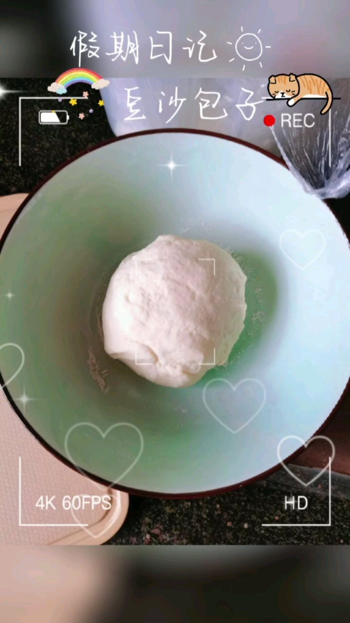 包几个包子,不会调肉馅,只能自己做点红枣红豆馅。。。