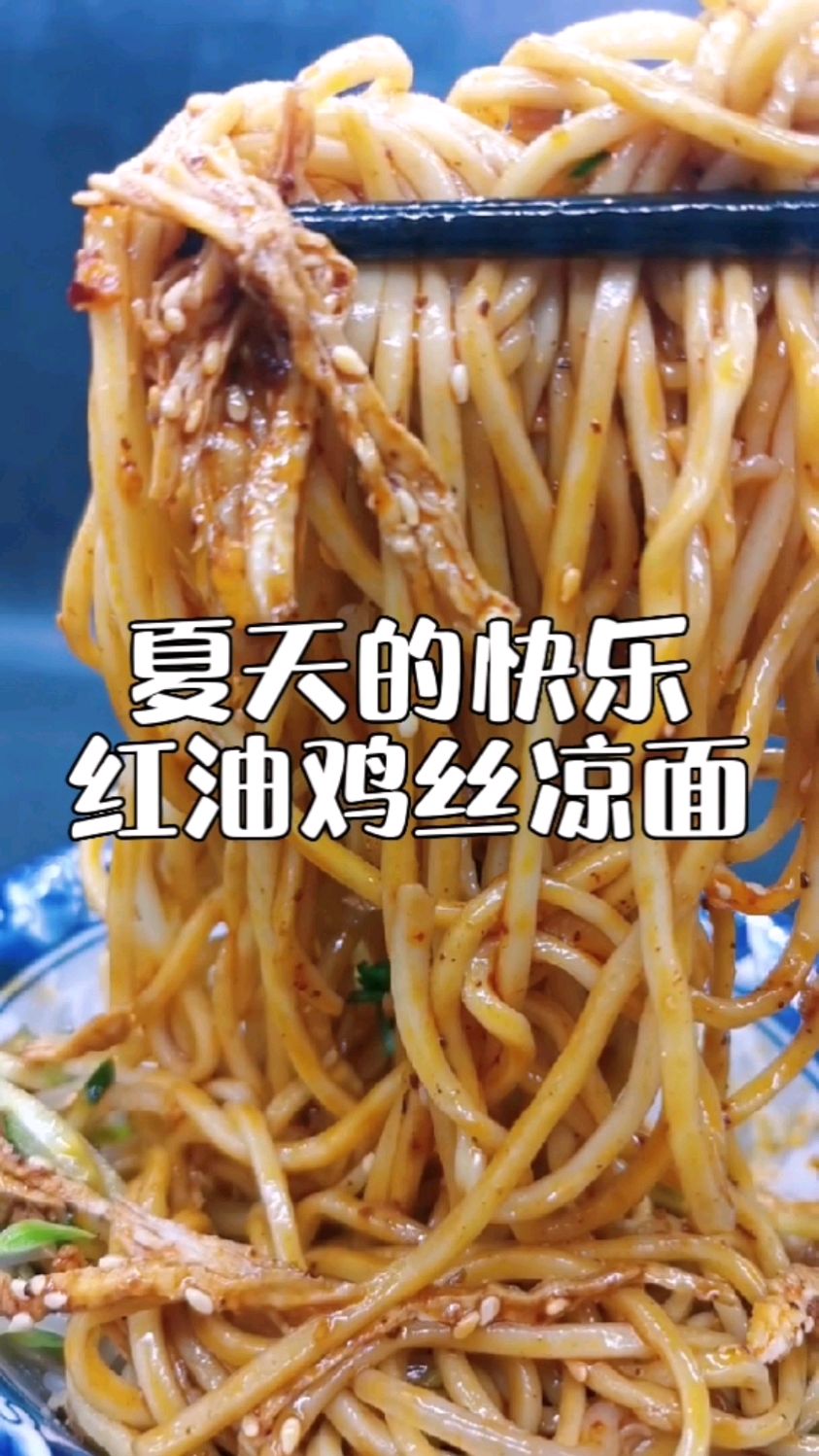 夏天的快乐,小区周边菜市场夜市摆摊特色小吃培训,四川红油凉面配方分享