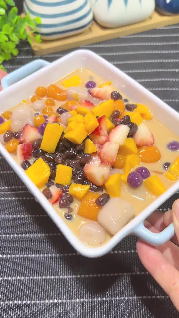 教你在家做芋圆奶茶,学会以后不用去买了