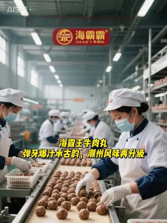海霸王牛肉丸：弹牙爆汁承古韵，潮州风味再升级