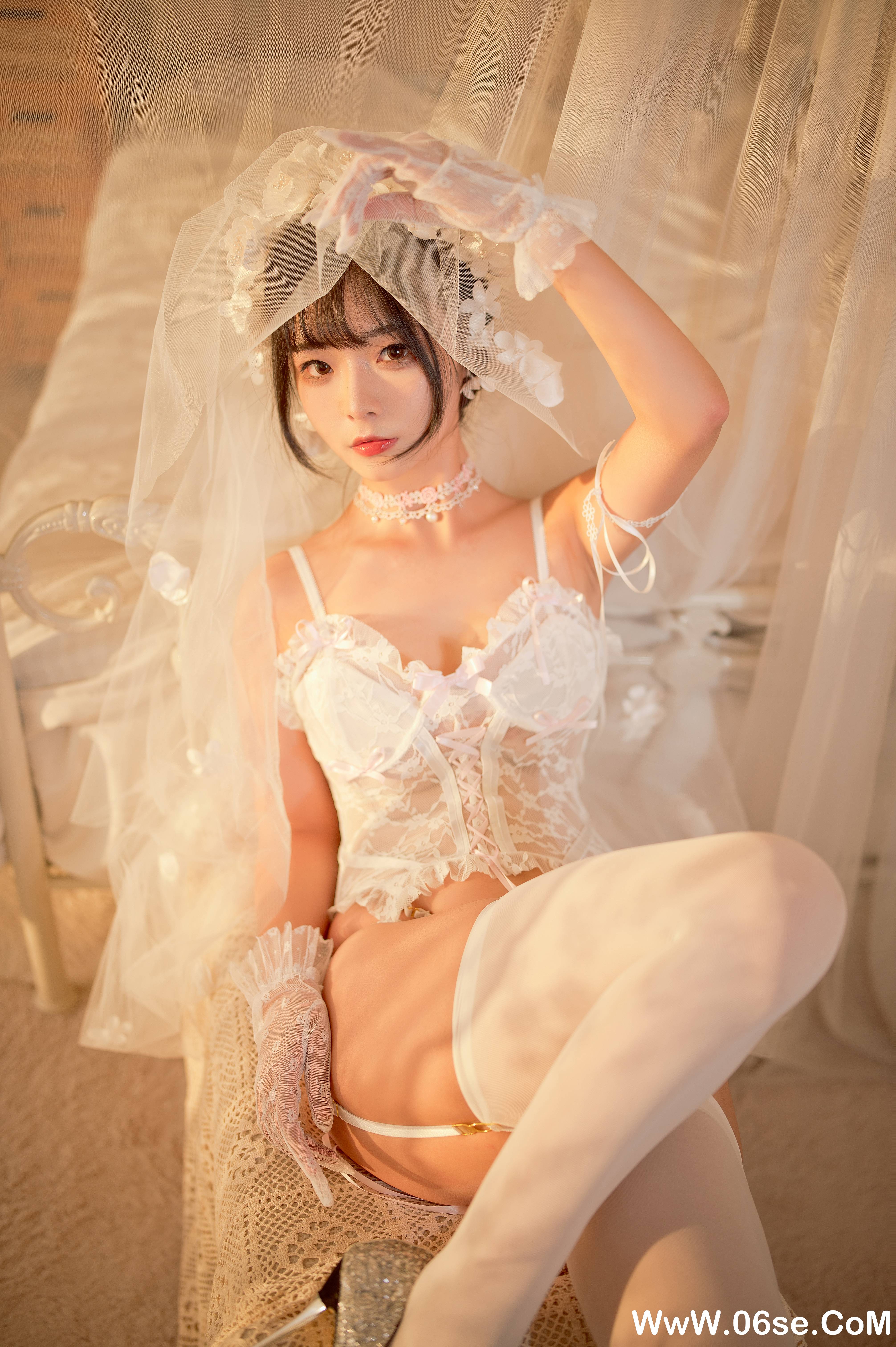 图片[23]-yuuhui玉汇 NO.004 — 纯白花嫁[60P860M]-六色网