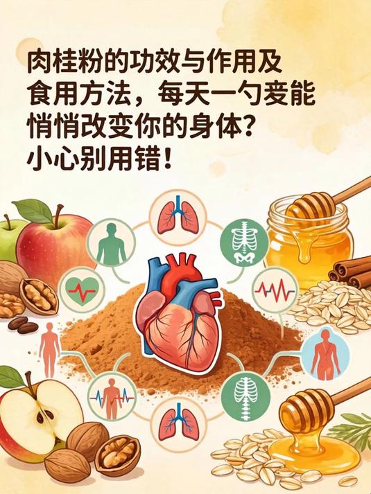 肉桂粉的功效与作用及食用方法，每天一勺竟能悄悄改变你的身体？小心别用错！