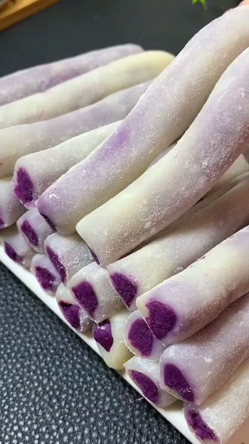 紫薯糯米凉糕这样做