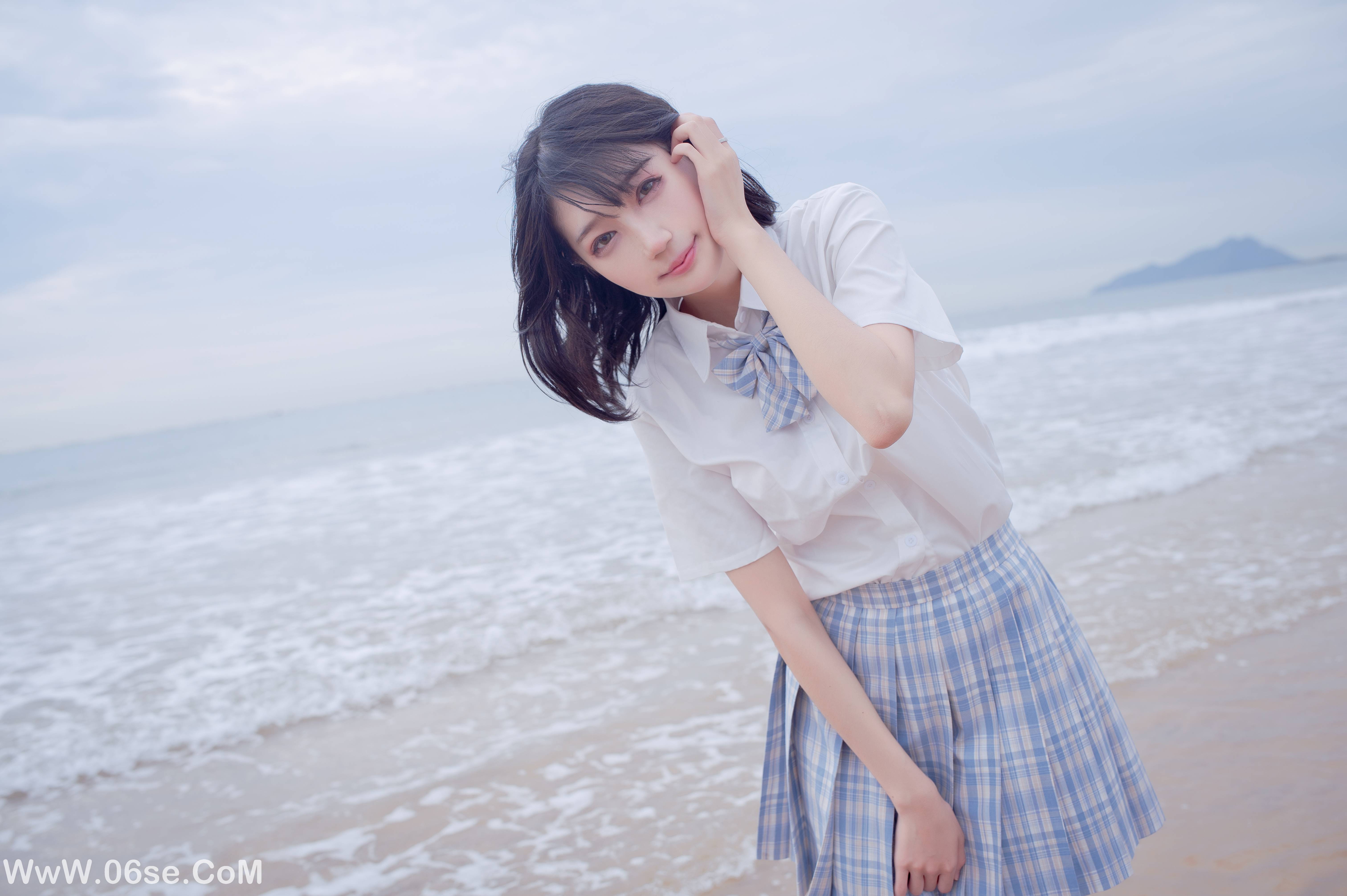 图片[4]-周叽是可爱兔兔 NO.020 海边jk[[35P252M]-六色网