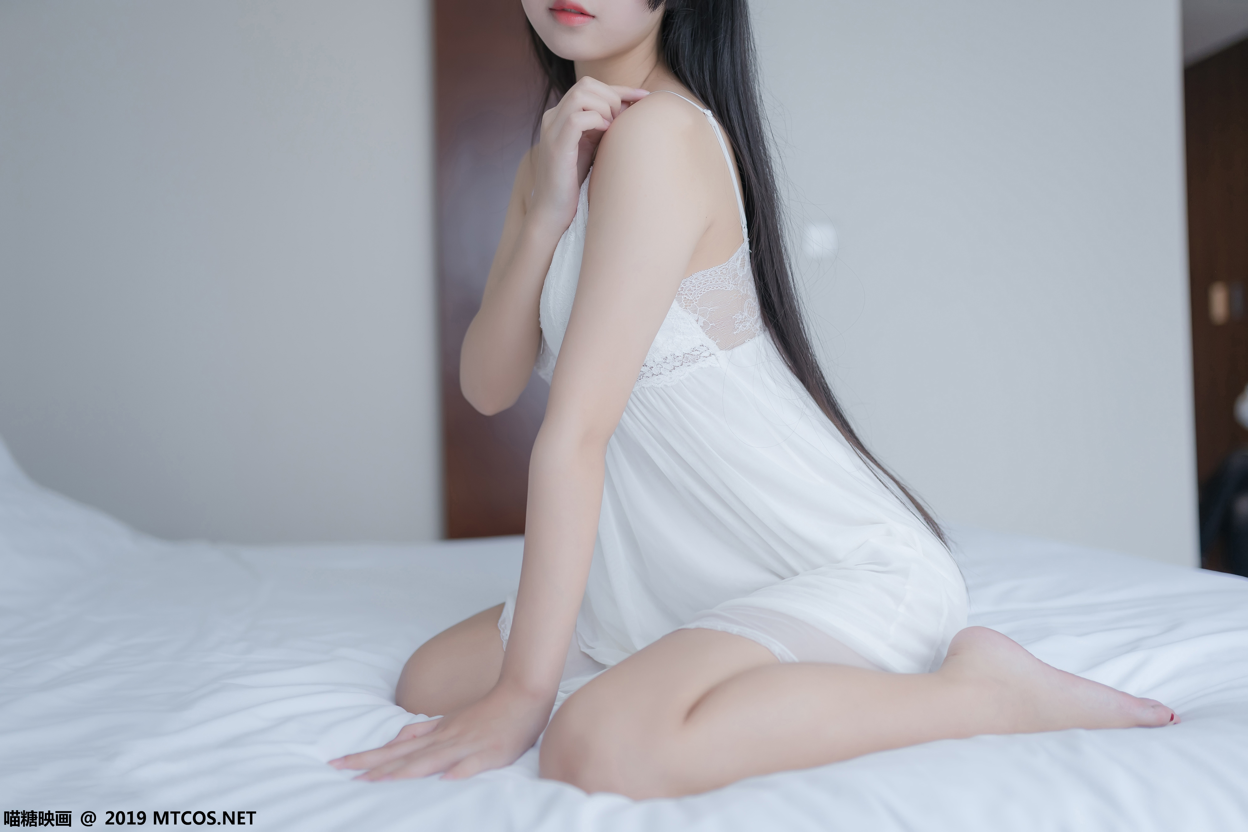 图片[10]-[MTCos] 喵糖映画 Vol.069 萌芽儿o0 白纱裙-六色网