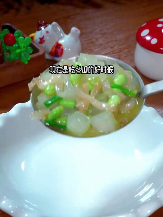 这样做的榨菜烧冬瓜,清脆爽口又解腻